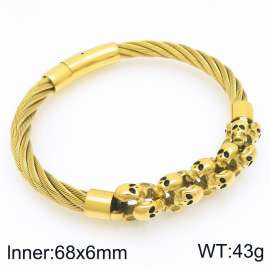 Stainless Steel Wire Bangle