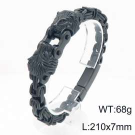 Stainless Steel Black-plating Bracelet