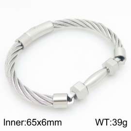 Stainless Steel Wire Bangle