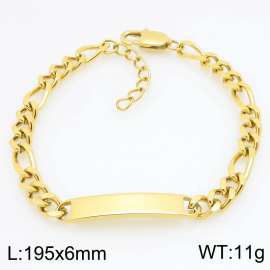 Stainless steel bracelet factory direct supply hot selling simple smooth curved bracelet