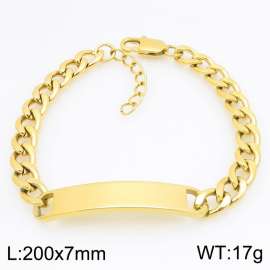 Stainless steel bracelet factory direct supply hot selling simple smooth curved bracelet