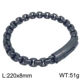 Stainless Steel Black-plating Bracelet
